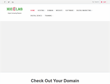 Tablet Screenshot of mieclab.com